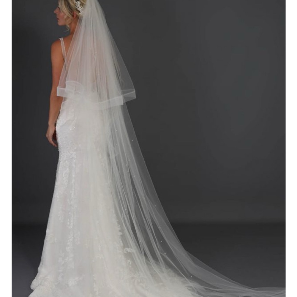 NWT Richard Designs 114” Cathedral Veil